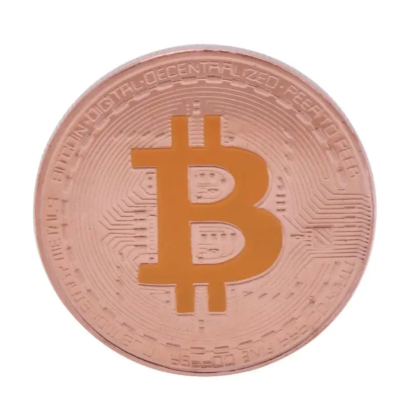 Бронзовые биткоины Casascius Bit монета BTC с Чехол в подарок - Цвет: 10