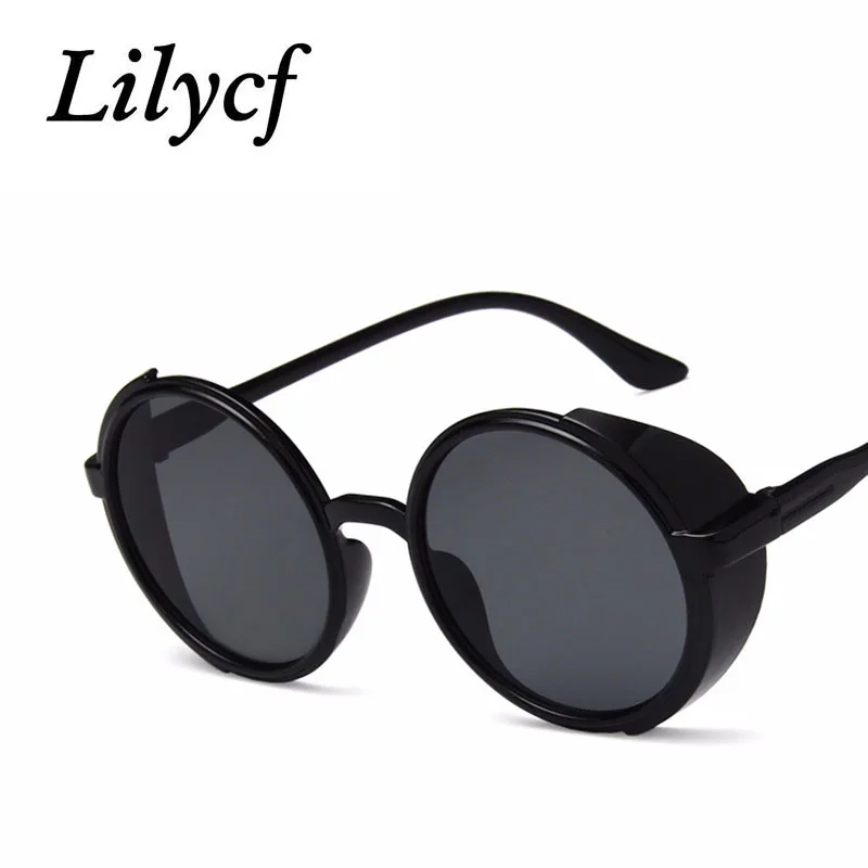 

2019 Round Punk Sunglasses Fashion Retro Rice Nail Small Frame Glasses Men And Women Trend Wild Brand Designer Sunglasses UV400