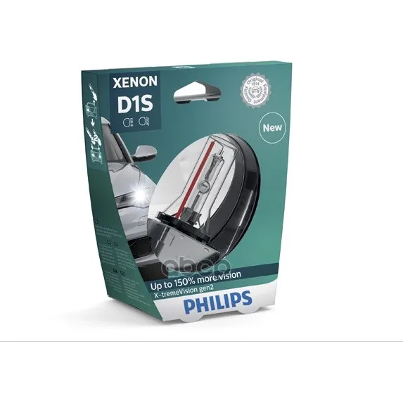 Лампа Газоразрядная Блистер 1шт D1s X-Tremevision 150 Philips арт. 85415XV2S1
