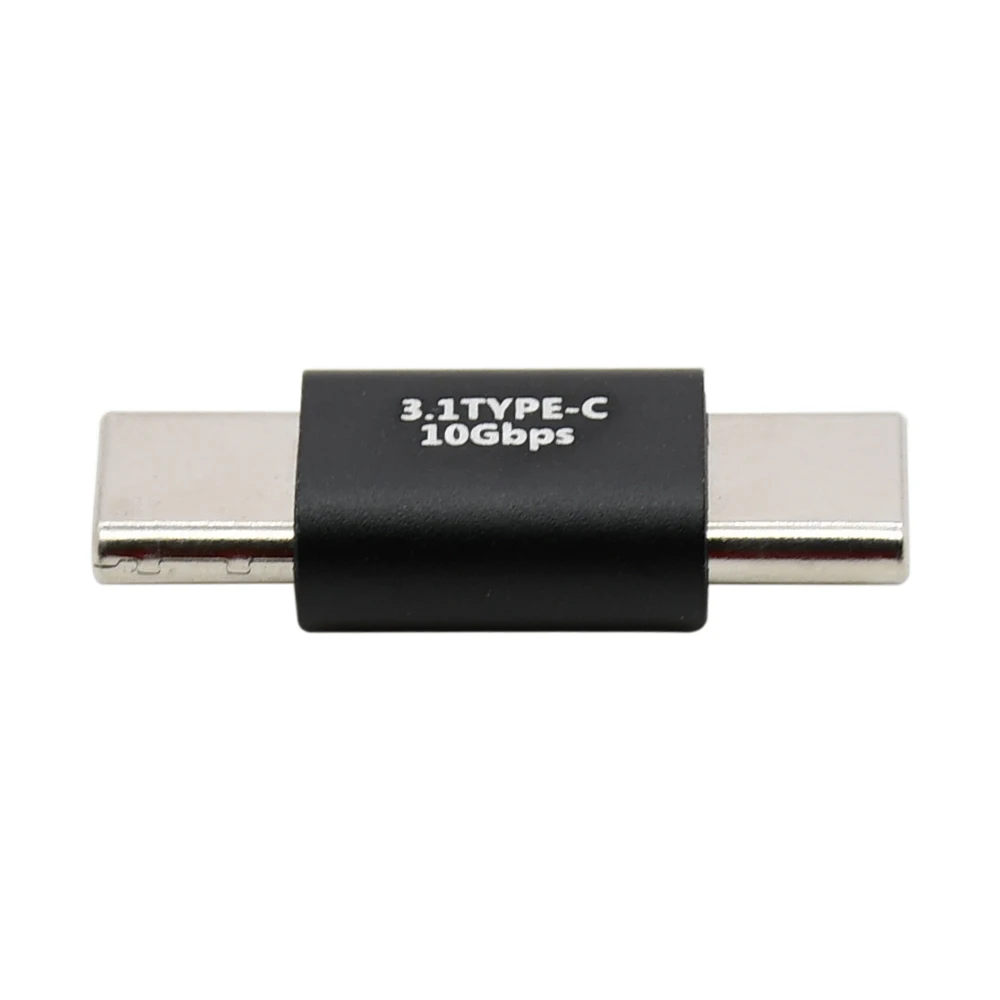 

100pcs/lot USB3.1 USB C Male to USB C male adapter type-c male to male converter for macbook laptop mobile phone tablet