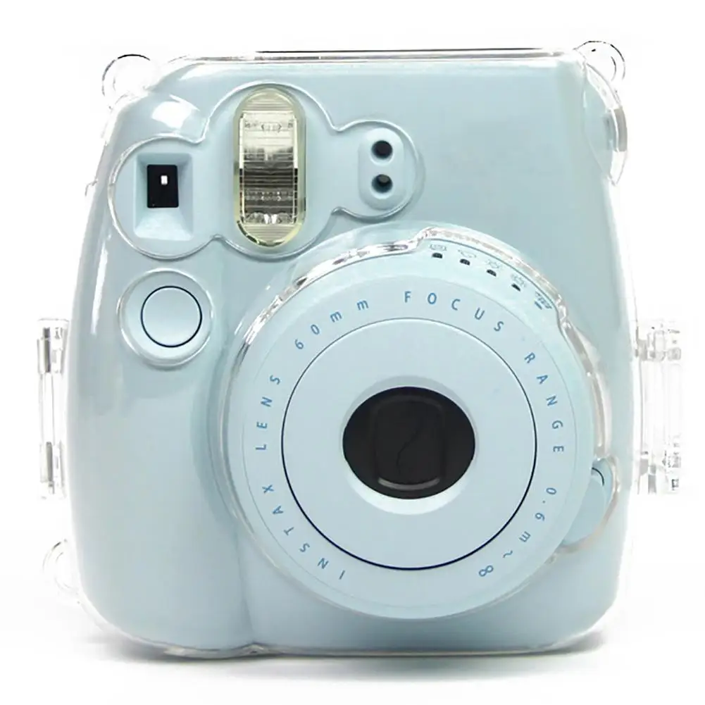 Прозрачный защитный чехол наплечный ремень для Fuji Fujifilm Instax Camera Mini 9 8 + мгновенные