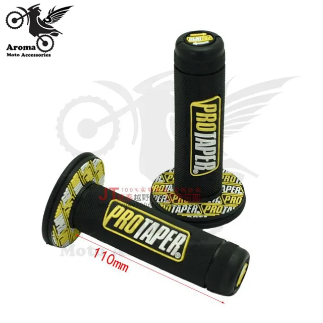colorful transparent 24MM 22MM motorbike handle bar part racing professional accessories motorcycle handlebar for protaper husqvarna yamaha KTM motocross hand grips dirtbike grip pitbike ATV Off-road moto grip pit bike yellow
