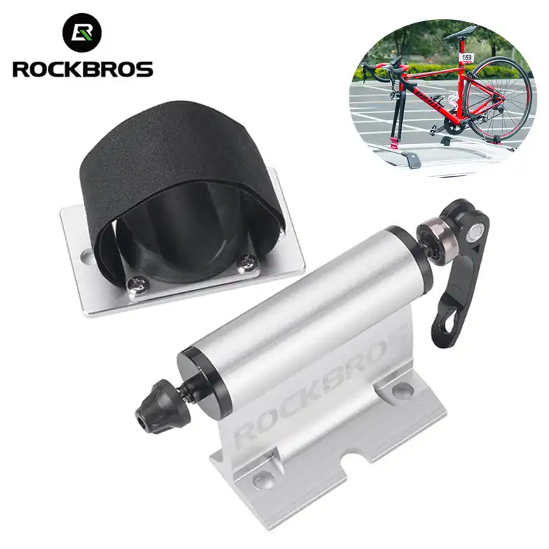 Amazon Com Rock Bros Sucker Bike Rack For Car Roof Suction Cup Bicycle Carrier Quick Release Aluminium Alloy Roof Rack For 1 Bike Sports Outdoors
