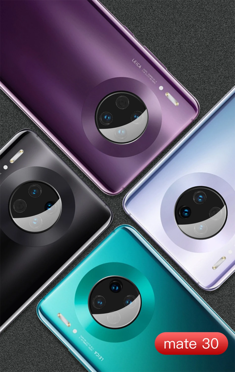 Защитная пленка для объектива камеры ACCEZZ из закаленного стекла для huawei mate 30/mate 30 Pro, Защитная пленка для задней камеры