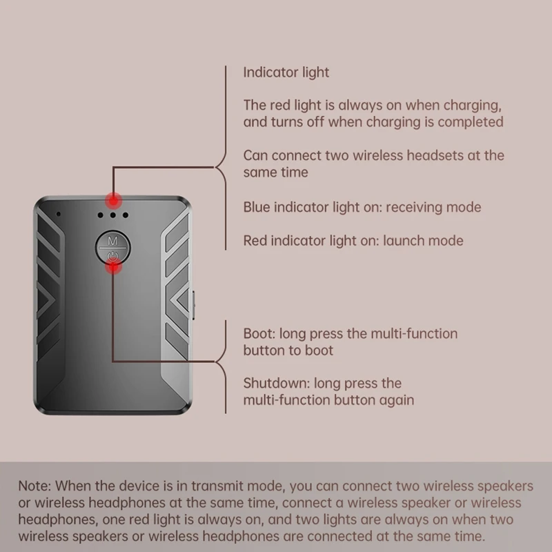 Bluetooth 5 0 o Transmitter Receiver Wireless o Adapter for Car TV PC Headphones Mic Speaker Receptor