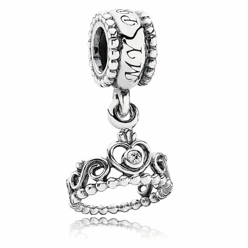 

SHINETUNG 1:1 PAN S925 Sterling Silver Pendant My Princess Pendant Fit Women's DIY Fashion Jewelry