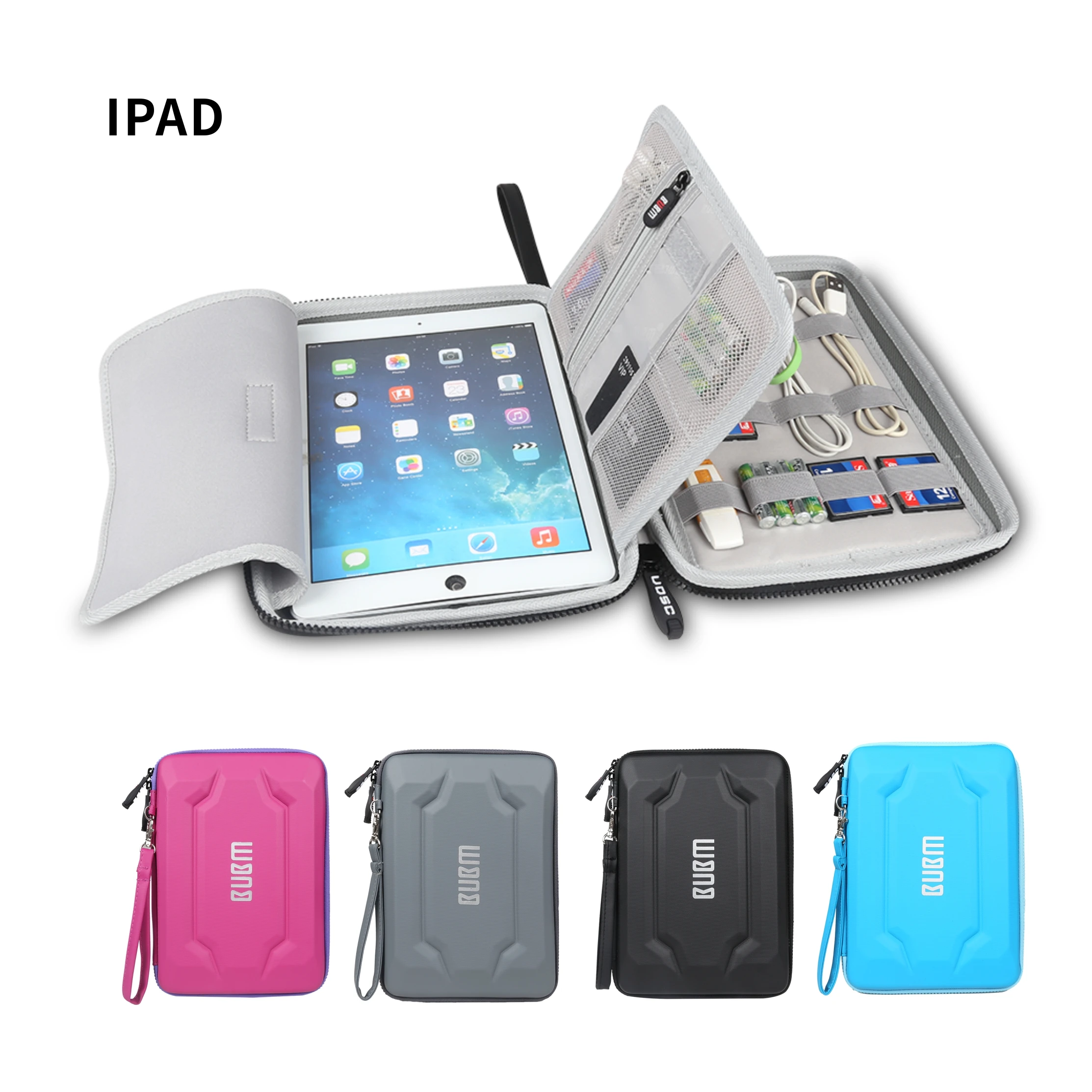 Tablet Organizer Case Digital Accessories Travel Accessory Hard