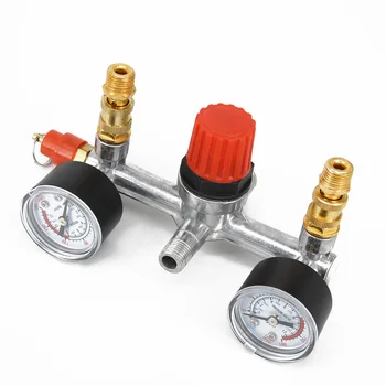 

175psi 12bar Pump Pressure Air Compressor Control Value Switch Regulator W/Gauge