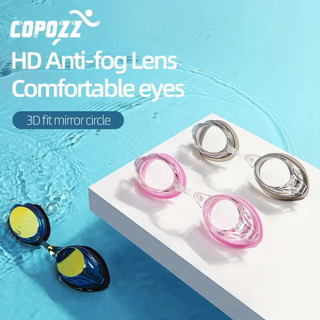 Professional Men Women Swimming Goggles Plating Anti fog Swimming Glasses Waterproof UV Protection Swim Glasses