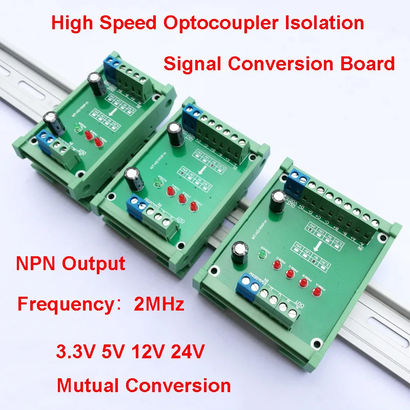 Highspeed Optocoupler Isolated Signal Converter Board Frequency 2mhz