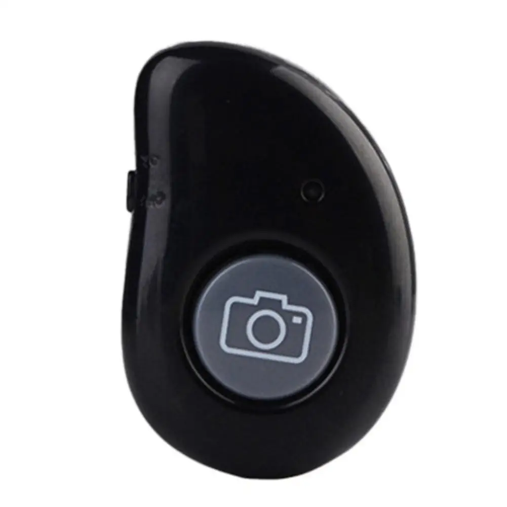 black MeterMall, 1 шт., Bluetooth пульт дистанционного управления, беспроводной пульт управления, Автоспуск, спуск затвора для селфи, монопод - Цвет: black