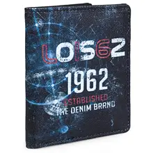 Lois Isthmus Upright бумажник для мальчика Печатный холст пространство поставляется с коробкой для подарка 201803