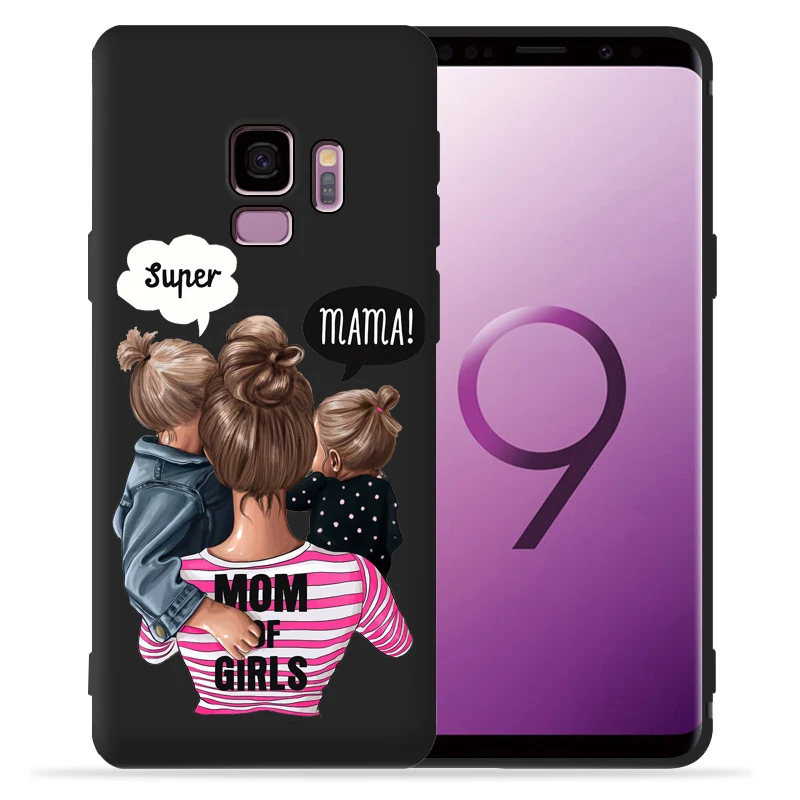 Супер мама папа детский чехол для телефона для samsung Galaxy S9 S8 S10 Plus S7 S6 Edge S10 Lite Note9 8 10 Pro Capa Etui