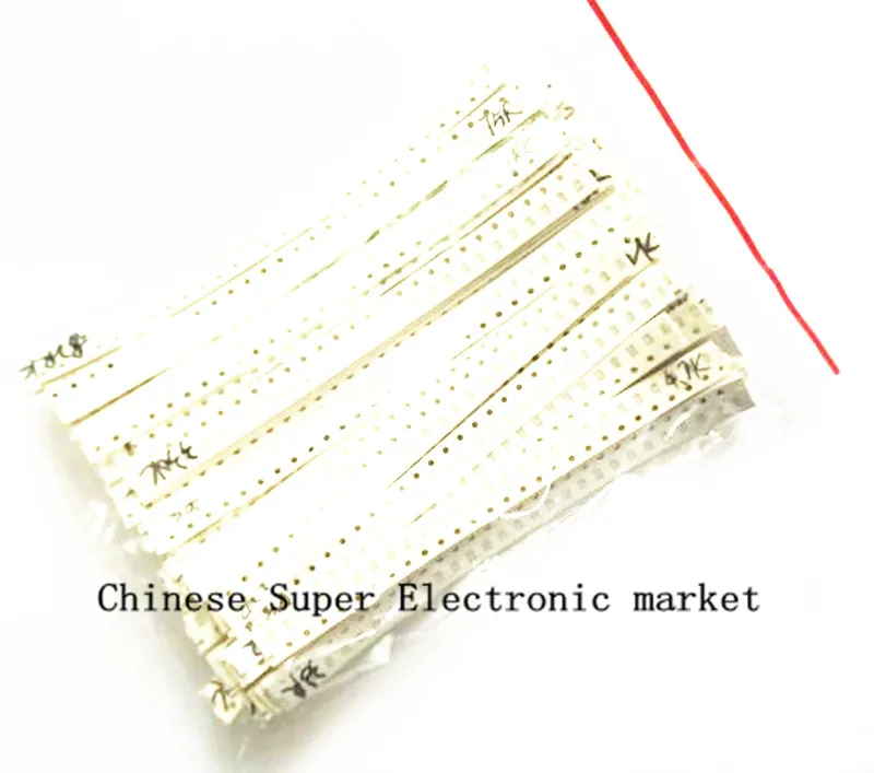 2000 шт. 0805 SMD комплект резисторов в ассортименте набор 10R 910K 1% smd пакет 80valuesX 25 =