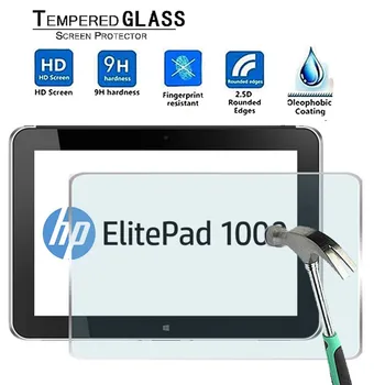 

For HP ElitePad 1000 G2 -Premium Tablet 9H Tempered Glass Screen Protector Film Protector Guard Cover