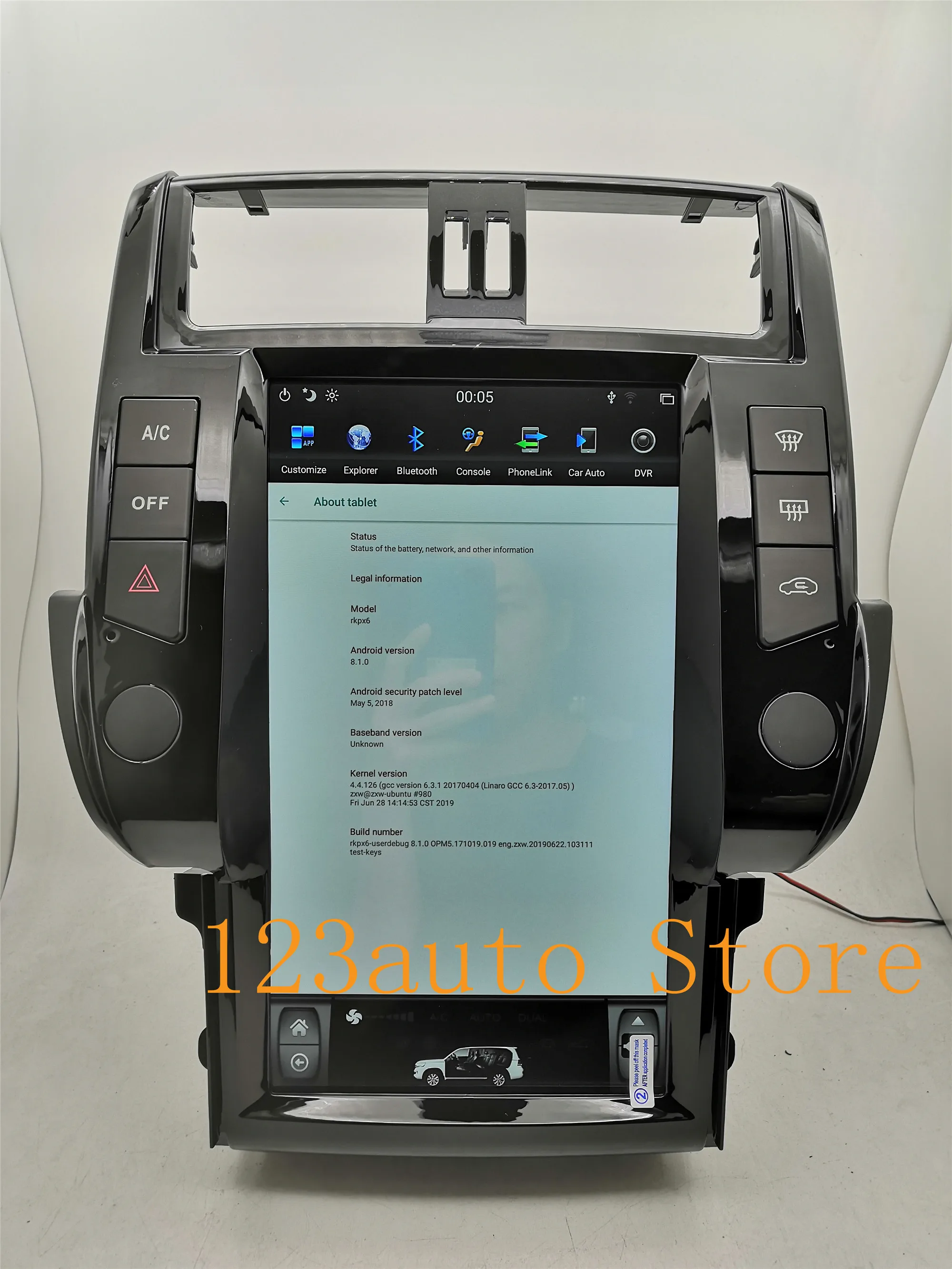 13,6 дюймов вертикальный Tesla стиль Android 8,1 автомобильный DVD gps плеер для toyota Land Cruiser Prado 150 2010-2013- PX6 ips