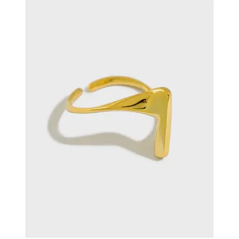 

Korean S925 sterling silver ring 2020 niche cross smooth ring female Joker Real Silver Retro Old Original wholesale lots bulk