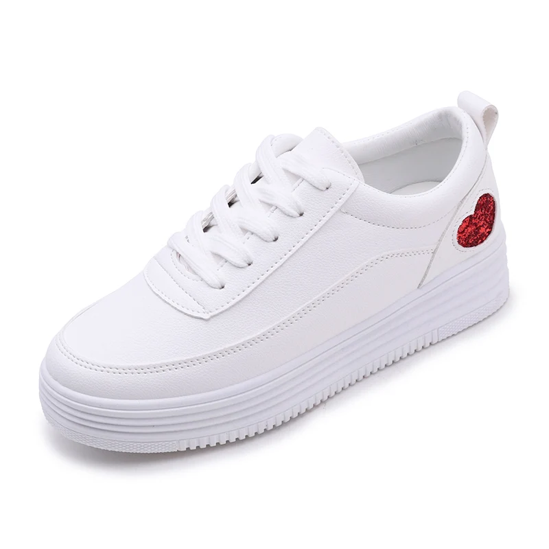 

IN 2020 Shoes Woman Sneakers White Platform Trainers Women Shoe Casual Tenis Feminino Zapatos de Mujer Zapatillas Sneaker Basket