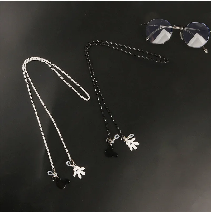 Face Mask Chain For Children Funny Cotton Glasses Lanyard Necklace Hangs Mouse Eyewear Chain Sunglasses Cord Jewelry Accessories