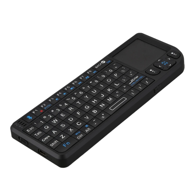 VIBOTON UKB-100-BT Bluetooth английская мини беспроводная клавиатура небольшого размера легкая мультимедийная клавиатура с тачпадом для ноутбука