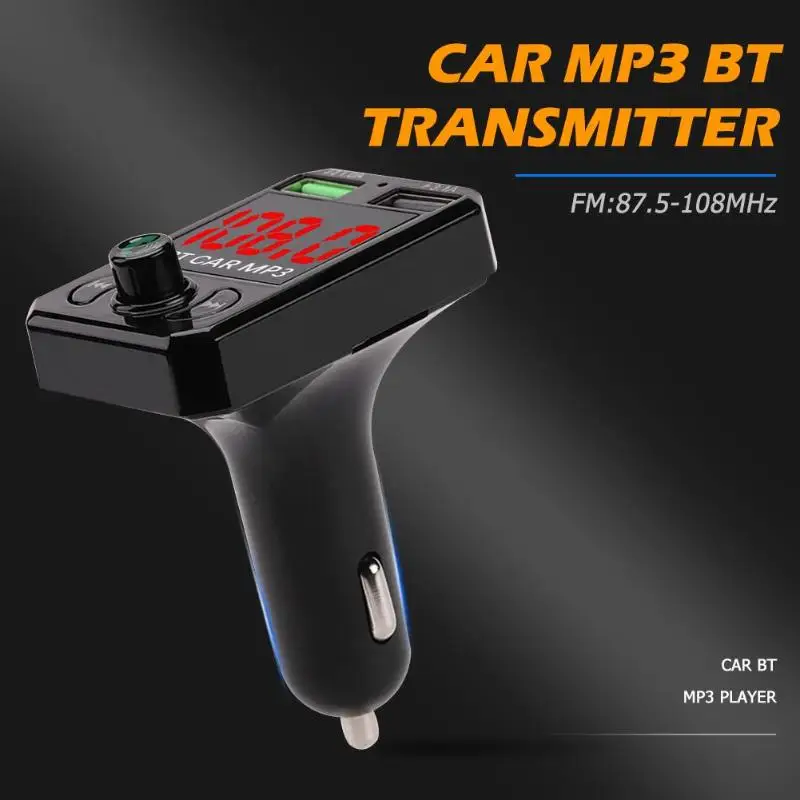 Автомобильное зарядное устройство для устройства Handsfree Bluetooth MP3-плеер fm-передатчик модулятор Автомобильный комплект