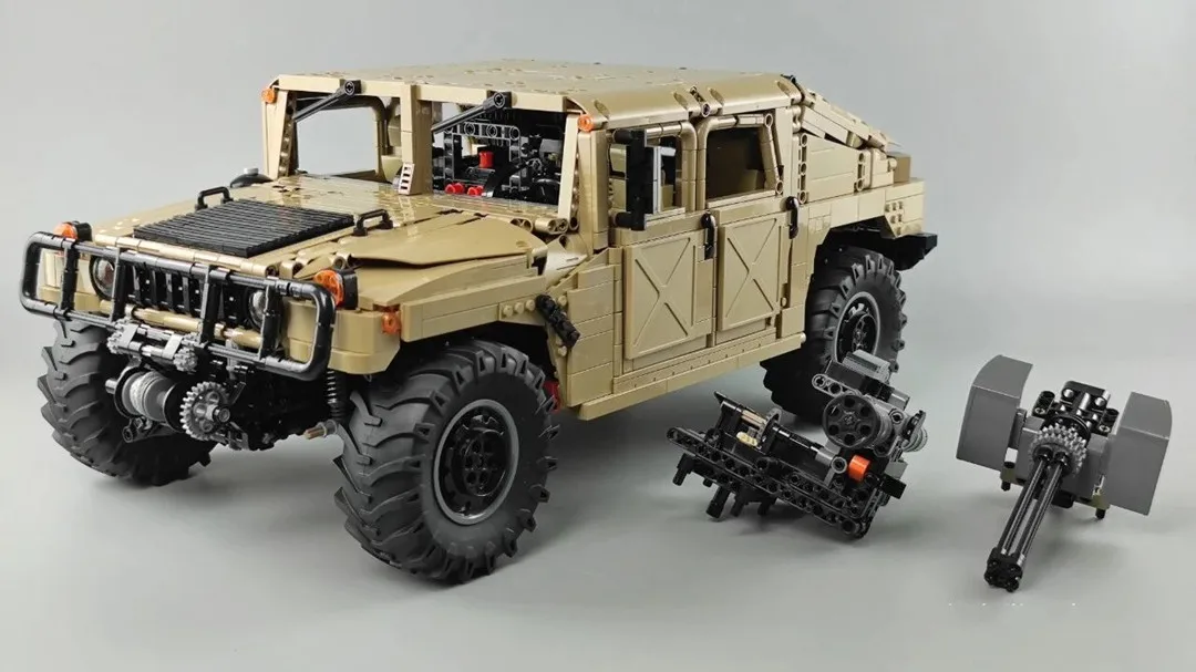 High-tech Ideas Series The Humvee Model Building Blocks Classic Moc 1:8 Military Car Educational Toys For Children - Blocks - AliExpress