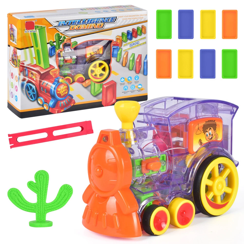 domino train toy