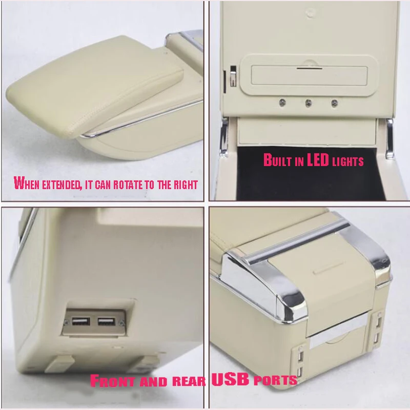 Подлокотник для KIA Rio 4 X line 2017 г. центральный подлокотник с контейнером хранения