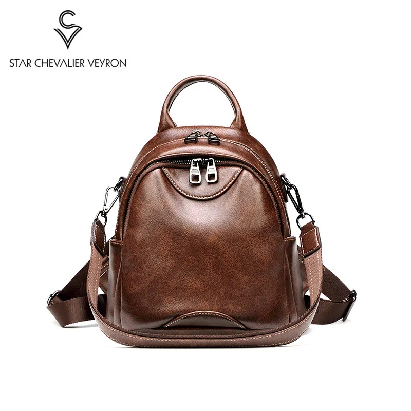 

SCV 2020 Multifunction Backpack Small Simple Fashion Wild Soft Leather Trave Bag Women's Shoulder Bag mochila feminina sac a dos