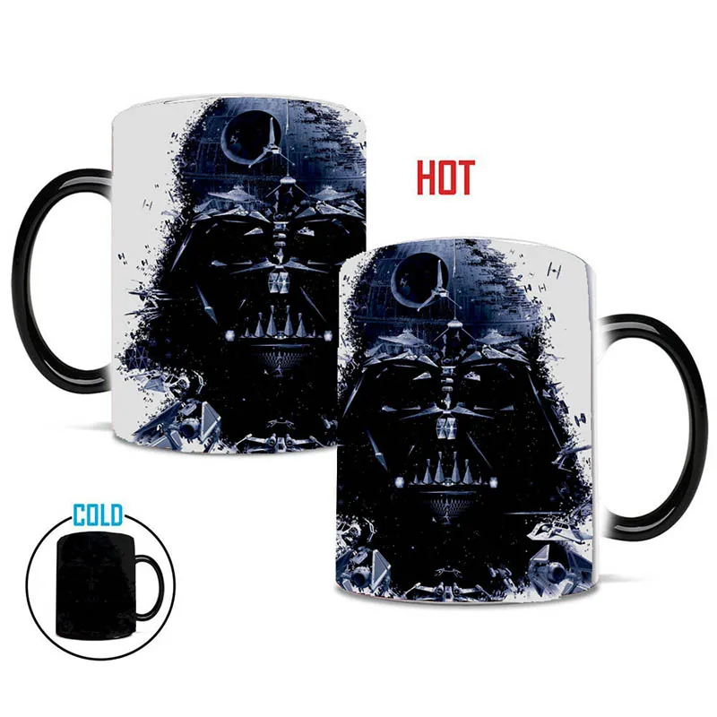 

Star Wars Mug Death Star Heat Reveal Mug Color Change Coffee Cup Sensitive Mugs Magic Mug Milk Tea Cups Best Gift for Friend