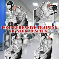 Head Neck Harness for Weight Lifting Training Diverse Workout Adjustable Strap Chin Pad Strength Powerlifting Workout Equipment 2