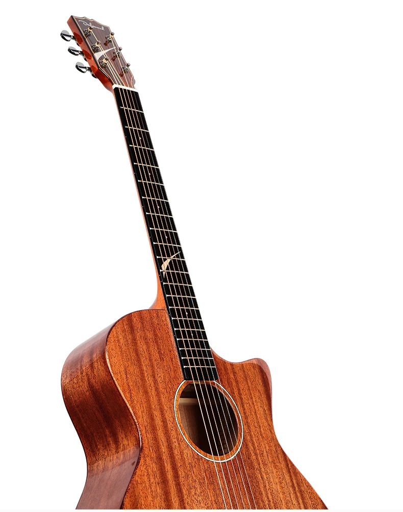 Dadarwood OMH404CS твердая верхняя акустическая электрогитара, гитара ra acustica