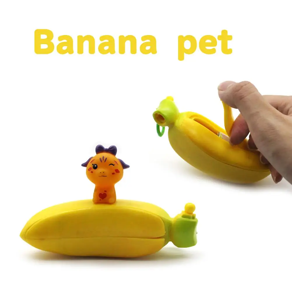 astounding Peel Off Bananas Shape Doll Innovative Bananas Collectible Toy Surprise Inside Small Banana Doll Gi