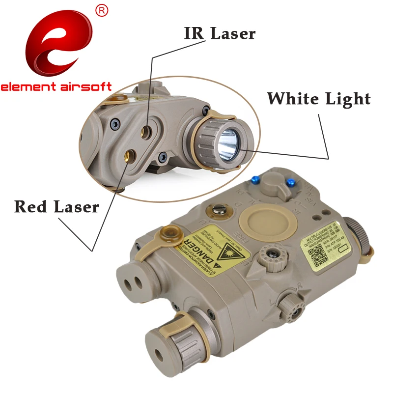 Airsoft Element Tactical Flashlight Surefir M600 Red Laser IR Laser Light PEQ15 M600C Hunting Lamp Weapons Light PEQ 15