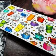 

2021 Cartoon Transparent Stamp Scrapbook Art Supplies Custom Silicone Stamp Album Transparent Stamp（English）