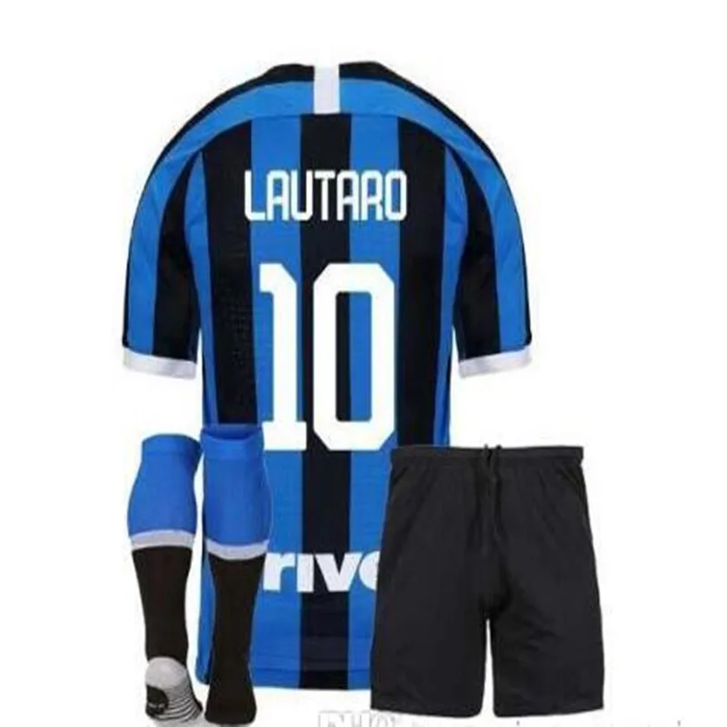 19 20 Inter milan 3rd футбольные майки LAUTARO ICARDI NAINGGOLAN PERISIC SKRINIAR POLITANO комплект для взрослых Inter milan рубашка - Цвет: shirt