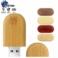 Biyetimi – clé usb 2,0 en bois créative, support à mémoire de 4GB, 8GB, 16GB, 32 GB, 64GB, lecteur flash cadeau 