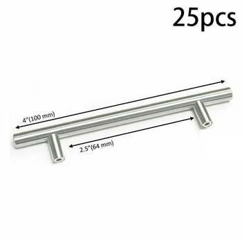

Grip Handle Screws Home Cabinet Wardrobe Door Knob Drawer Hardware 25pcs