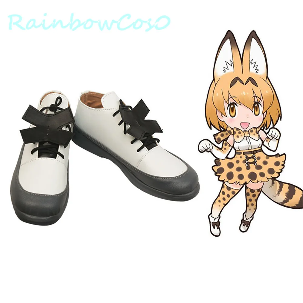Ботинки для косплея Kemono Friends Project leptaylurus серваль аниме резиновые сапоги Хэллоуина