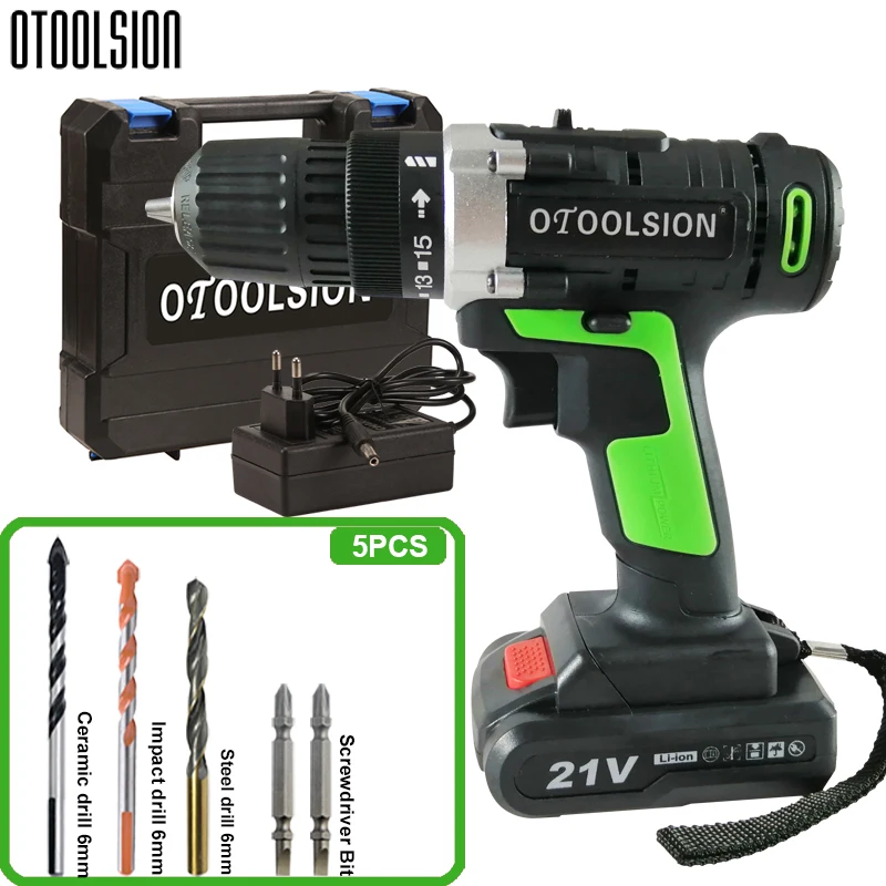 1500 Mah 21V Electric Screwdriver Wireless Screwdriver Tool Drill Screwdriver Charger 15+1 Torque шуруповерт аккумуляторный (11)