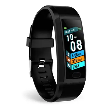 

118plus/T12 Smartband 1.14Inch Big Screen Blood Pressure Heart Beat Sleeping Monitoring Sport Pedometer IP67 Waterproof