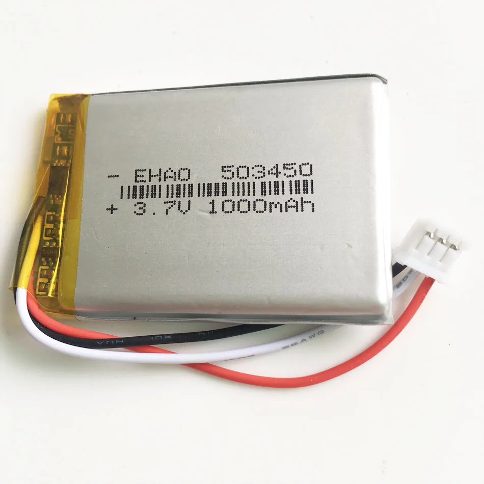 Batteria Polimeri di litio 3.7V 1000mAh 523450 Lipo Ricaricabile Batteria Ricambio ioni di litio per accessorio per aereo Drone RC