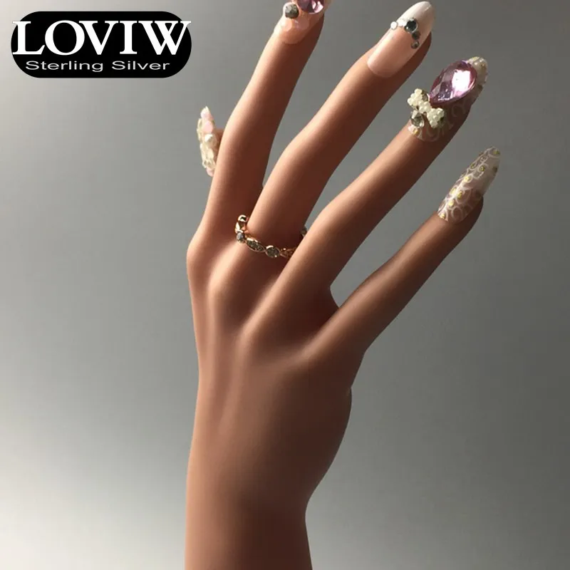 Роза волна кольцо вечности, Thomas SABOR Стиль Модные Качественные украшения для Для мужчин и Для женщин подарок 925 пробы серебро, Супер предложения