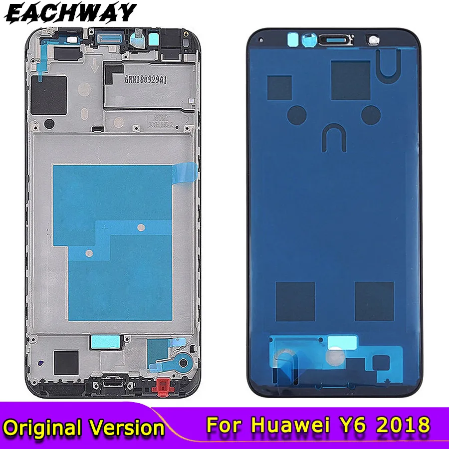 Оригинал для Huawei Y6 2018 передняя рамка средняя Корпус Honor 7A Pro Лицевая панель шасси