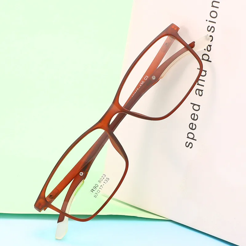 

Stylish TR90 Glasses Light Flexible Optical Frames Eyeglasses Women Men Rx-able Prescription Frame Adjustable Temple