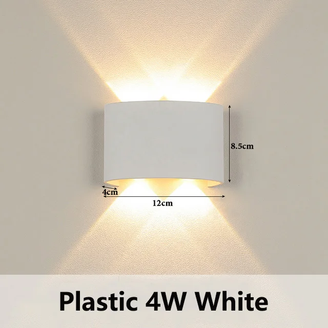 wall lights indoor Led Wall Lamp Interior Wall Light 4W 6W 8W 12W 85-265V Indoor Wall Sconce Lamp For Living Room Bedroom Home Lighting Fixture up down light Wall Lamps