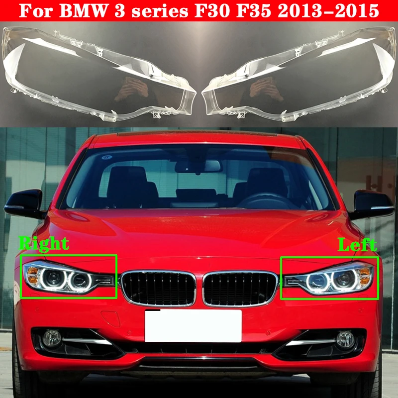 Car Front Headlight Cover For BMW 3 series F30 F35 2013 2015 Headlamp