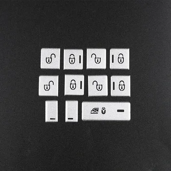 

Door Lock & Unlock Button Cover Trim Decor For Land Rover Range Sport 2014-17 Car Door Window Control Button Decoration Stickers