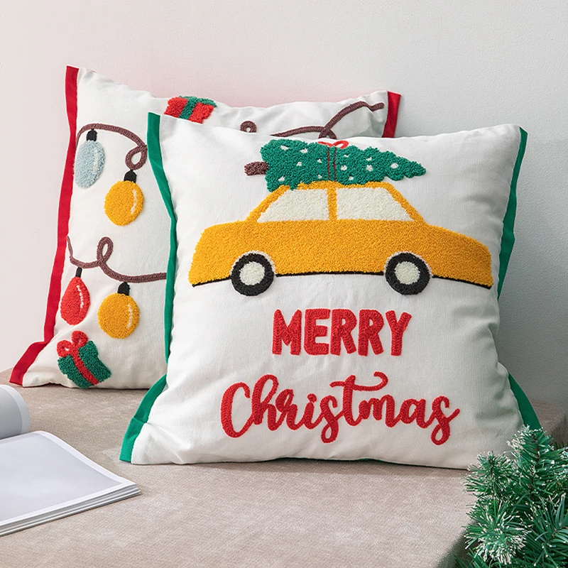 Federa per cuscino da 45 cm x 45 cm, colore argento bianco, bellissimo fiocco di neve di Natale moderno neve Merry Santa Frosty federa decorativa per cuscino quadrata per la casa Federa per cuscino da 45 cm x 45 cm, colore argento bianco, bellissimo fiocco di neve di Natale moderno neve Merry Santa Frosty federa decorativa per cuscino quadrata per la casa