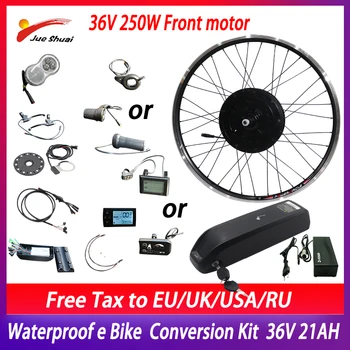 

Electirc Bike Conversion Kit 36V250W Bicycle Motor Wheel 20 26 27.5 700C Front Wheel 12-21AH Lithium battery Electrico Bicicleta
